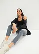 Mid waist mom jeans, stretch, bonprix