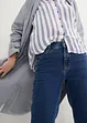 Cropped mid waist jeans, straight, bonprix