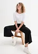 Vijde culotte van viscose, bonprix