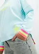Sweater met kleurrijke mouwboorden, bonprix