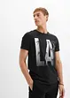 T-shirt van biologisch katoen, slim fit, bonprix