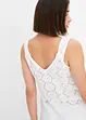 Top met broderie anglaise, bonprix