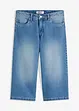 Wide leg capri jeans met mid waist, John Baner JEANSWEAR