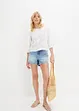 Stretch jeans short, mid waist, bonprix