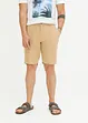 Chino bermuda met linnen en elastische band, regular fit, bpc bonprix collection