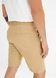 Chino bermuda met linnen en elastische band, regular fit, bpc bonprix collection