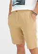 Chino bermuda met linnen en elastische band, regular fit, bpc bonprix collection