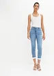 Stretch jeans met kanten boordjes, bonprix