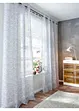 Transparant vouwgordijn met print, bonprix