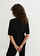 Crêpe shirt met broderie anglaise, licht transparant, bonprix