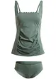 Bandeau tankini (2-dlg. set) met gerecycled polyamide, bonprix
