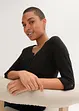 Lichte longsleeve met knoopsluiting, bonprix