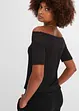 Carmen-shirt met kant en structuur, BODYFLIRT boutique