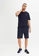 T-shirt en shirt bermuda (2-dlg. set) van biologisch katoen, bonprix
