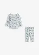 Baby geribde outfit met biologisch katoen (2-dlg. set), bpc bonprix collection