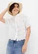 Blouse met broderie anglaise, bonprix