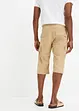 Cargo instapbermuda met linnen, regular fit, bonprix