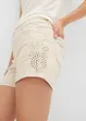 Stretch short met broderie anglaise, BODYFLIRT