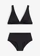 Bralette bikini met gerecycled polyamide (2-dlg. set), bpc bonprix collection