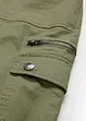 Mid waist cargo jeans in een katoenmix, bonprix