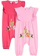 Baby playsuit van biologisch katoen (set van 2), bpc bonprix collection