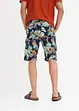 Chino bermuda met print, slim fit, bpc selection