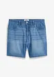 Lange jeans short met comfortband, loose fit, John Baner JEANSWEAR