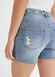 Jeans short met borduursel, BODYFLIRT