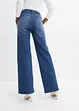 Wide leg jeans met mid waist, bonprix