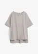 Oversized T-shirt met splitten opzij, bonprix