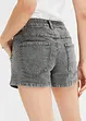 Jeans short met studs, bonprix