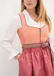 Midi dirndl met ritssluiting (2-dlg. set), bonprix