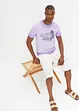 T-shirt in washed out look van biologisch katoen, bonprix
