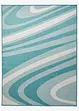 Dubbelzijdig binnen- en buitenkleed met golven, bpc living bonprix collection