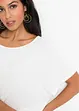 Vleermuisshirt met kant, bonprix