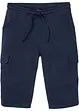Lange sweat cargo bermuda, regular fit, bonprix