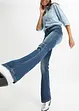 Flared stretch jeans low waist, bonprix