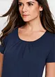 Longshirt met viscose, bonprix
