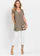Longshirt met viscose, bonprix