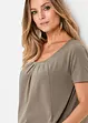 Longshirt met viscose, bonprix