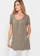 Longshirt met viscose, bonprix