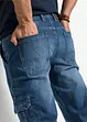 Regular fit 3/4 cargo jeans, straight, bonprix