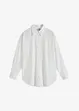 Oversized overhemdblouse met knoopsluiting van katoen, bonprix