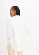 Oversized overhemdblouse met knoopsluiting van katoen, bonprix