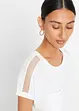 Luchtig shirt met kant, bonprix