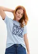 T-shirt met bloemenprint, bonprix