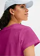Shirt met ronde hals (set van 5), korte mouw, bonprix