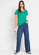 Shirt met ronde hals (set van 5), korte mouw, bonprix
