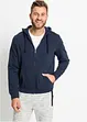 Sweater met capuchon en ritssluiting, bonprix