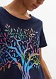 T-shirt met print van biologisch katoen, bonprix